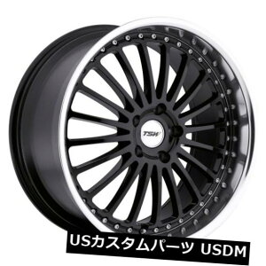 海外輸入ホイール 18x8 TSW Silverstone 5x114.3リム+40ブラックホイール(4個セット) 18x8 TSW Silverstone 5x114.3 Rims +40 Black Wheels (Set of 4)