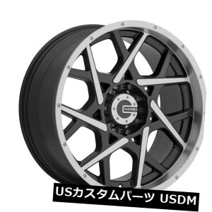 �C�O�A���z�C�[�� 18x9 Mamba M20 6x139.7 ET12�O���X�u���b�N�A�@�B���H�z�C�[���i4�Z�b�g�j 18x9 Mamba M20 6x139.7 ET12 Gloss Black W/ Machined Wheels (Set of 4) �y���s�A���i�z