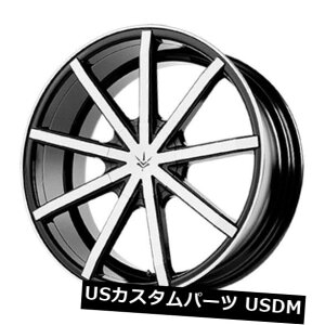 �C�O�A���z�C�[�� 20x10���F���f�R���g���u�����N+25�O���X�u���b�N/�@�B���H�z�C�[���i4�Z�b�g�j 20x10 Verde Contra BLANK +25 Gloss Black/Machined Wheels (Set of 4) �y���s�A���i�z