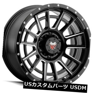 �C�O�A���z�C�[�� 16x8 Mamba M22 5x114.3 ET6�}�b�g�u���b�N�z�C�[���i4�Z�b�g�j 16x8 Mamba M22 5x114.3 ET6 Matte Black Wheels (Set of 4) �y���s�A���i�z