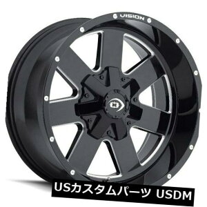 �C�O�A���z�C�[�� 20X9 Vision 411 Arc 8x170 ET12�O���X�u���b�N�~���h�X�|�[�N�z�C�[���i4�Z�b�g�j 20X9 Vision 411 Arc 8x170 ET12 Gloss Black Milled Spoke Wheels (Set of 4) �y���s�A���i�z
