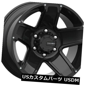 �C�O�A���z�C�[�� 16X8 MAMBA M13 6X114.3 et13�}�b�g�u���b�N�z�C�[���i4�Z�b�g�j 16X8 MAMBA M13 6X114.3 et13 Matte Black Wheels (Set of 4) �y���s�A���i�z