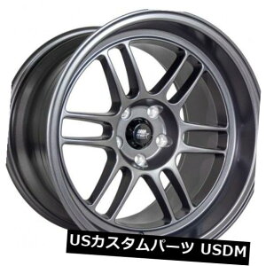 �C�O�A���z�C�[�� 18x11.0 MST�鎭5x114.3 ET10�}�b�g�K�����^���z�C�[���i4�Z�b�g�j 18x11.0 MST Suzuka 5x114.3 ET10 Matte Gunmetal wheels (Set of 4) �y���s�A���i�z