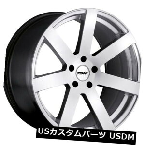 海外輸入ホイール 18x8 TSW Bardo 5x114.3リム+20ハイパーシルバーホイール(4個セット) 18x8 TSW Bardo 5x114.3 Rims +20 Hyper Silver Wheels (Set of 4)