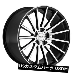 COAzC[ 18x9.5 TSWVPC5x120+20ubNW /~[JbgtFCXzC[i4Zbgj 18x9.5 TSW Chicane 5x120 Rims +20 Black W/Mirror Cut Face Wheels (Set of 4)
