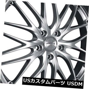 �C�O�A���z�C�[�� MRR GT1 19x8.5 5x115�n�C�p�[�V���o�[�z�C�[�������i4�Z�b�g�j MRR GT1 19x8.5 5x115 Hyper Silver Wheels Rims (Set of 4) �y���s�A���i�z