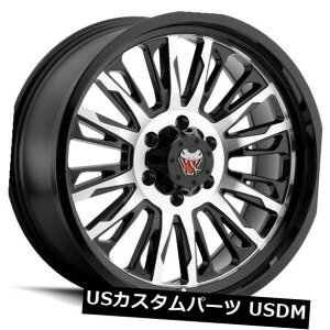 �C�O�A���z�C�[�� 20x10 Mamba M21 8x165.1 ET-24�O���X�u���b�N�i�@�B���H�t�F�C�X�z�C�[���t���j�i4�Z�b�g�j 20x10 Mamba M21 8x165.1 ET-24 Gloss Black w/Machined Face Wheels (Set of 4) �y���s�A���i�z