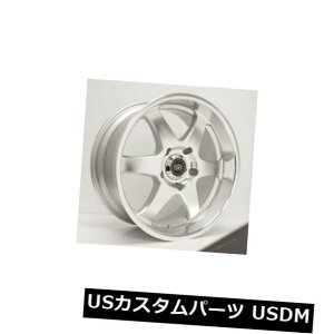 �C�O�A���z�C�[�� 18x8.5 Enkei ST6 6x135 +30�V���o�[���H�z�C�[���i4�Z�b�g�j 18x8.5 Enkei ST6 6x135 +30 Silver Machined Wheels (Set of 4) �y���s�A���i�z