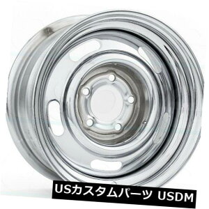 COAzC[ 15X7 Vision 57 Rally 5x120.65 ET6N[zC[i4Zbgj 15X7 Vision 57 Rally 5x120.65 ET6 Chrome Wheels (Set of 4)
