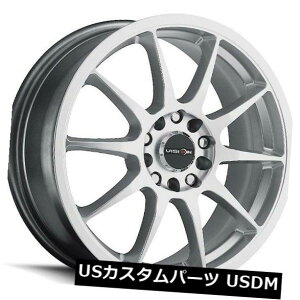 COAzC[ 16X7 Vision 425 Bane 5x100 / 5x114.3 ET38 Hyper Silver Wheelsi4Zbgj 16X7 Vision 425 Bane 5x100/5x114.3 ET38 Hyper Silver Wheels (Set of 4)