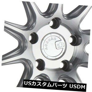 COAzC[ 19x11 AodHan DS07 5x114.3 +15@BHzC[i4Zbgj 19x11 AodHan DS07 5x114.3 +15 Machined Wheels (Set of 4)