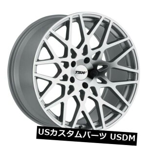 海外輸入ホイール 18x8.5 TSW Vale 5x120リム+40シルバーホイール(4個セット) 18x8.5 TSW Vale 5x120 Rims +40 Silver Wheels (Set of 4)