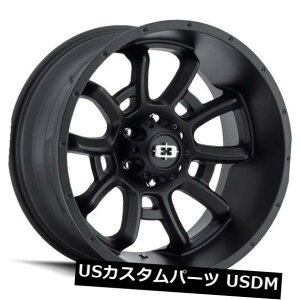 �C�O�A���z�C�[�� 20X9 Vision 415 Bomb 8x180 ET12�T�e���u���b�N�z�C�[���i4�Z�b�g�j 20X9 Vision 415 Bomb 8x180 ET12 Satin Black Wheels (Set of 4) �y���s�A���i�z