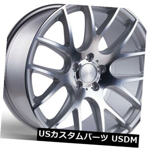 �C�O�A���z�C�[�� 18X9.5 3SDM 0.01 5X120 +40�V���o�[�J�b�g�z�C�[���i4�Z�b�g�j 18X9.5 3SDM 0.01 5X120 +40 Silver Cut Wheels (Set of 4)