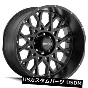 �C�O�A���z�C�[�� 20X9 Vision 412 Rocker 5x127 ET10�T�e���u���b�N�z�C�[���i4�Z�b�g�j 20X9 Vision 412 Rocker 5x127 ET10 Satin Black Wheels (Set of 4) �y���s�A���i�z