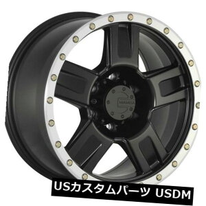 �C�O�A���z�C�[�� 17x9 MAMBA M18 5x127 et-12 Matte Black W / Machine Bead Lip Wheels�i4�Z�b�g�j 17x9 MAMBA M18 5x127 et-12 Matte Black W/Machine Bead Lip Wheels (Set of 4) �y���s�A���i�z