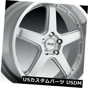 �C�O�A���z�C�[�� 20x8.5 Advanti Racing Traktion 5x114.3 ET25�V���o�[�z�C�[���i4�Z�b�g�j 20x8.5 Advanti Racing Traktion 5x114.3 ET25 Silver Wheels (Set of 4)