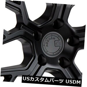 COAzC[ 20x9 Aodhan LS009 5x112 +30}bgubNi4Zbgj 20x9 Aodhan LS009 5x112 +30 Matt Black Rims (Set of 4)