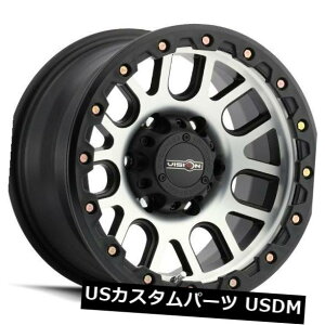 �C�O�A���z�C�[�� 20X9 Vision 111 Nemesis 6x139.7 ET10�}�b�g�u���b�N�}�V�j���O�t�F�C�X�z�C�[���i4�Z�b�g�j 20X9 Vision 111 Nemesis 6x139.7 ET10 Matte Black Machined Face Wheels (Set of 4) �y���s�A���i�z