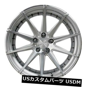 �C�O�A���z�C�[�� 20x10 Verde Insignia 5x112 +25 Hyper Silver�_�[�N/�}�V�j���O�z�C�[���i4�Z�b�g�j 20x10 Verde Insignia 5x112 +25 Hyper Silver Dark/Machined Wheels (Set of 4) �y���s�A���i�z