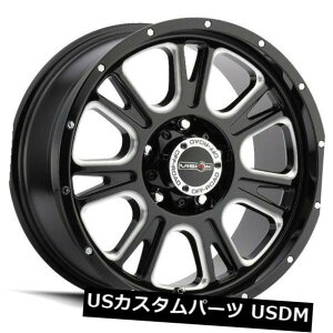�C�O�A���z�C�[�� 20X9 Vision 399 Fury 8x180 ET10�O���X�u���b�N�~���h�X�|�[�N�z�C�[���i4�Z�b�g�j 20X9 Vision 399 Fury 8x180 ET10 Gloss Black Milled Spoke Wheels (Set of 4) �y���s�A���i�z