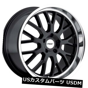 海外輸入ホイール 18x8 TSW Tremblant 5x112リム+32ブラックホイール(4個セット) 18x8 TSW Tremblant 5x112 Rims +32 Black Wheels (Set of 4)