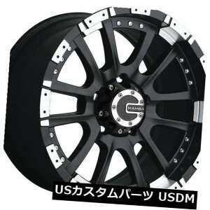 COAzC[ 20X9 MAMBA M12 5X127 et0 Matte Black with Machined Lip Wheelsi4Zbgj 20X9 MAMBA M12 5X127 et0 Matte Black With Machined Lip Wheels (Set of 4)