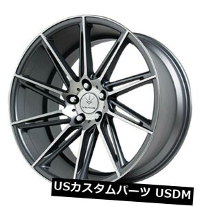 �C�O�A���z�C�[�� 19x8.5 / 9.5 Verde Quantum 5x114.3 +38/38 Matte Graphite�z�C�[���i4�Z�b�g�j 19x8.5/9.5 Verde Quantum 5x114.3 +38/38 Matte Graphite wheels (set of 4) �y���s�A���i�z
