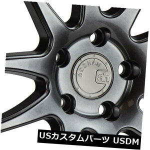 COAzC[ 18x8.5 Aodhan Ds02 5x114.3 +35 Hyper Black Rimsi4Zbgj 18x8.5 Aodhan Ds02 5x114.3 +35 Hyper Black Rims (Set of 4)