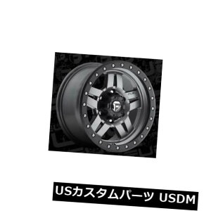 �C�O�A���z�C�[�� �R��Anza D558 16x8 6x5.5 ET1�}�b�g�K�����^�������i4�Z�b�g�j Fuel Anza D558 16x8 6x5.5 ET1 Matte GunMetal Rims (Set of 4) �y���s�A���i�z