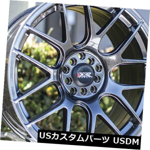 �C�O�A���z�C�[�� XXR 530 18X9.75����5x100 / 114.3 +20�N�����u���b�N�z�C�[���i4�Z�b�g�j XXR 530 18X9.75 Rims 5x100/114.3 +20 Chromium Black Wheels (Set of 4) �y���s�A���i�z