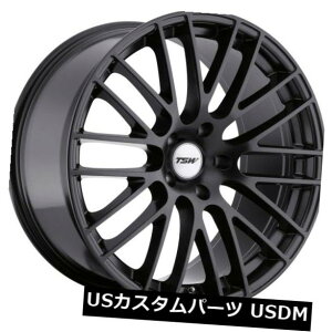 海外輸入ホイール 18x9.5 TSW Max 5x112リム+53マットブラックホイール(4個セット) 18x9.5 TSW Max 5x112 Rims +53 Matte Black Wheels (Set of 4)