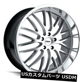 海外輸入ホイール 18x8 TSW Snetterton 5x120リム+20ハイパーシルバーホイール（4個セット） 18x8 TSW Snetterton 5x120 Rims +20 Hyper Silver Wheels (Set of 4)