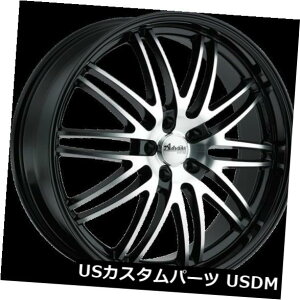 �C�O�A���z�C�[�� 22X10 Advanti Racing Prodigo 5x114.3 +45�u���b�N�z�C�[���i4�Z�b�g�j 22X10 Advanti Racing Prodigo 5x114.3 +45 Black Wheels (Set of 4) �y���s�A���i�z