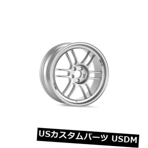 �C�O�A���z�C�[�� 15x8 Enkei RPF1 4x100 +28�V���o�[�z�C�[���i4�Z�b�g�j 15x8 Enkei RPF1 4x100 +28 Silver Wheels (Set of 4) �y���s�A���i�z