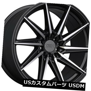 海外輸入ホイール XXR 561 18x10 5x100 / 114.3 +35機械加工/グラファイトリム(4)新品セット XXR 561 18x10 5x100/114.3 +35 Machined / Graphite Rims Set of (4) Brand New