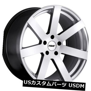海外輸入ホイール 18x8 TSW Bardo 5x100リム+35ハイパーシルバーホイール(4個セット) 18x8 TSW Bardo 5x100 Rims +35 Hyper Silver Wheels (Set of 4)