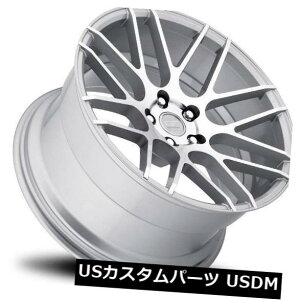 �C�O�A���z�C�[�� 18x8 MRR GF7 5x120 +15�V���o�[�z�C�[���̐V�����Z�b�g�i4�j 18x8 MRR GF7 5x120 +15 Silver Wheels New Set of (4) �y���s�A���i�z