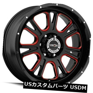 �C�O�A���z�C�[�� 20X9 Vision 399 Fury 6x139.7 ET10�u���b�N�}�V�j���O�z�C�[���i4�Z�b�g�j 20X9 Vision 399 Fury 6x139.7 ET10 Black Machined Wheels (Set of 4) �y���s�A���i�z
