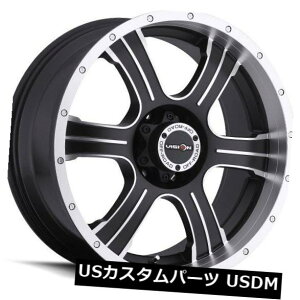 �C�O�A���z�C�[�� 20X9 Vision 396 Assassin 8x165.1 ET-12 Matte Black Machined Wheels�i4�Z�b�g�j 20X9 Vision 396 Assassin 8x165.1 ET-12 Matte Black Machined Wheels (Set of 4) �y���s�A���i�z