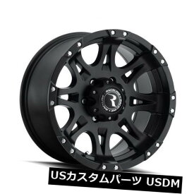 海外輸入ホイール 18x9 Raceline 981-Raptor 6x139.7 ET25サテンブラックホイール（4個セット） 18x9 Raceline 981-Raptor 6x139.7 ET25 Satin Black Wheels (Set of 4)