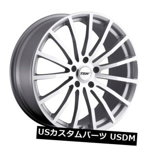 COAzC[ 18x8 TSW}[5x112+32Vo[zC[i4Zbgj 18x8 TSW Mallory 5x112 Rims +32 Silver Wheels (Set of 4)