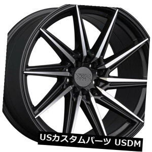 海外輸入ホイール XXR 561 18x10 5x100 / 114.3 +35機械加工/グラファイト(4)リムの新しいセット XXR 561 18x10 5x100/114.3 +35 Machined / Graphite New Set of (4) Rims