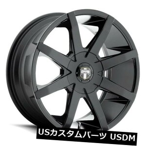 �C�O�A���z�C�[�� 20x8.5 DUB S110 6x115 / 120 ET42�O���X�u���b�N�z�C�[���i4�Z�b�g�j 20x8.5 DUB S110 6x115/120 ET42 Gloss Black Wheels (Set of 4) �y���s�A���i�z