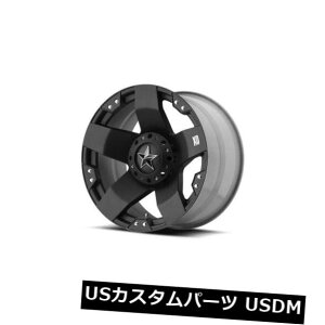�C�O�A���z�C�[�� 17x8 XD SERIES BY KMC WHEELS ROCKSTAR 5x114.3 / 5x127 ET35�u���b�N�z�C�[���i4�Z�b�g�j 17x8 XD SERIES BY KMC WHEELS ROCKSTAR 5x114.3/5x127 ET35 Black Wheels (Set of 4) �y���s�A���i�z