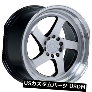COAzC[ 20x8.5 F1R F28 5x114 +35 Machine Black / Polish Lip Wheelsi4Zbgj 20x8.5 F1R F28 5x114 +35 Machine Black/Polish Lip Wheels (Set of 4)
