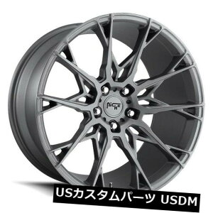 COAzC[ 19x10 NICHE STACCATO M182 5x112 +40}bgK^zC[i4Zbgj 19x10 NICHE STACCATO M182 5x112 +40 Matte GunMetal Wheels (Set of 4)