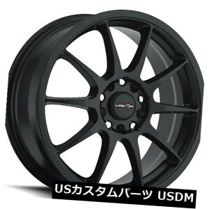 COAzC[ 15X6.5 Vision 425 Bane 4x100 / 4x114.3 ET38}bgubNzC[i4Zbgj 15X6.5 Vision 425 Bane 4x100/4x114.3 ET38 Matte Black Wheels (Set of 4)