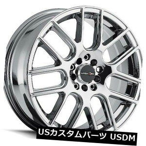 COAzC[ 18X8 Vision 426 Cross II 5x110 / 5x115 ET20N[zC[i4Zbgj 18X8 Vision 426 Cross II 5x110/5x115 ET20 Chrome Wheels (Set of 4)