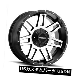 COAzC[ 18x9 Raceline 931M-CWFN^[8x165.1 ET18ubNzC[i4Zbgj 18x9 Raceline 931M-Injector 8x165.1 ET18 Black Wheels (Set of 4)